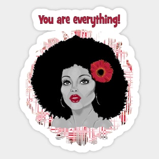 Diana Ross - you are everything! Sticker